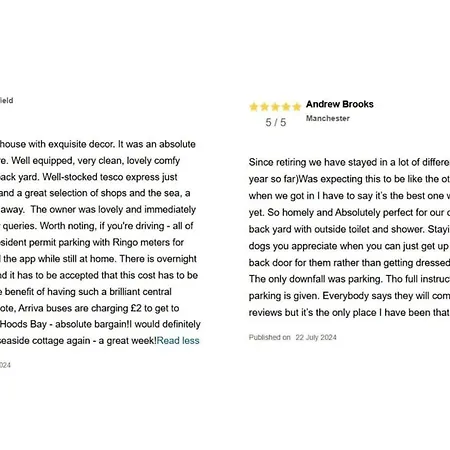 펜션 The Little Blue Seaside House *